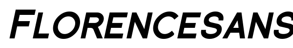 Florencesans SC font preview