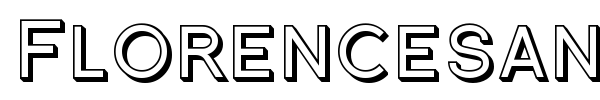 Florencesans SC font preview