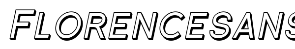 Florencesans SC font preview