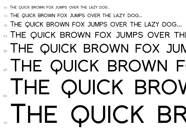 Florencesans SC font waterfall