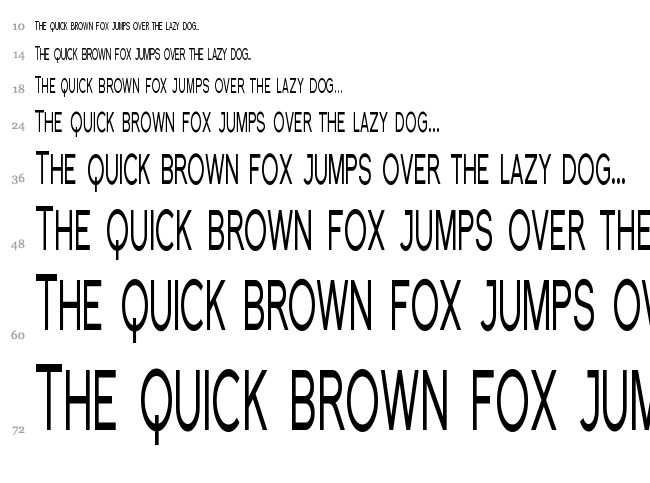 Florencesans SC font waterfall