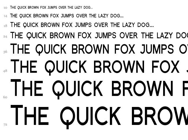 Florencesans SC font waterfall