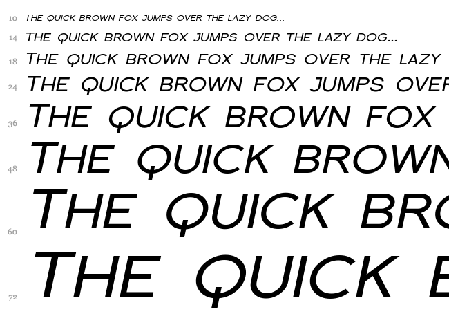 Florencesans SC font waterfall