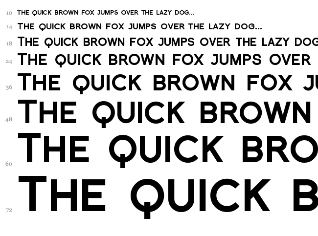 Florencesans SC font waterfall