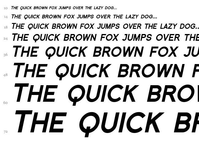 Florencesans SC font waterfall