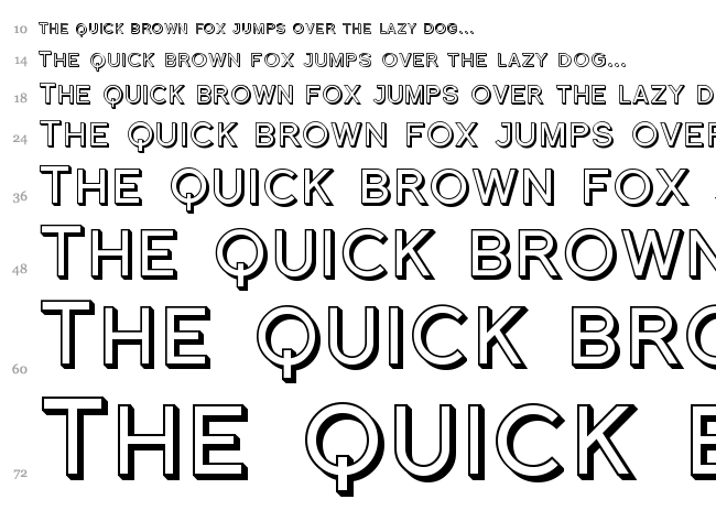Florencesans SC font waterfall