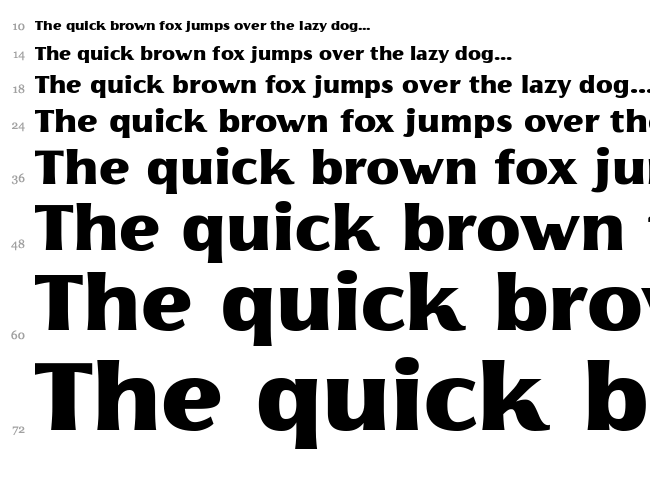 Florentia font waterfall