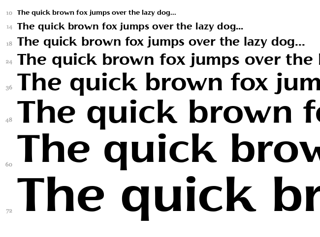 Florentia font waterfall