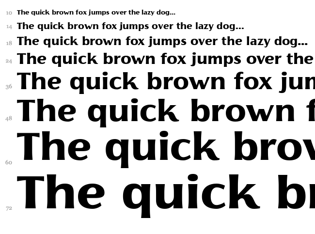 Florentia font waterfall