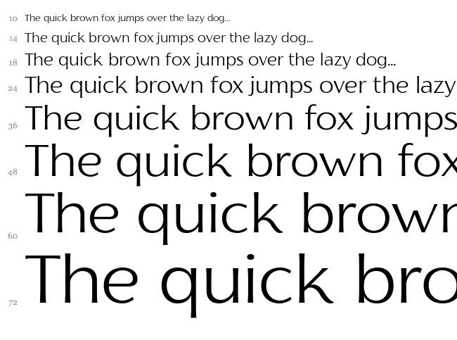 Florentia font waterfall