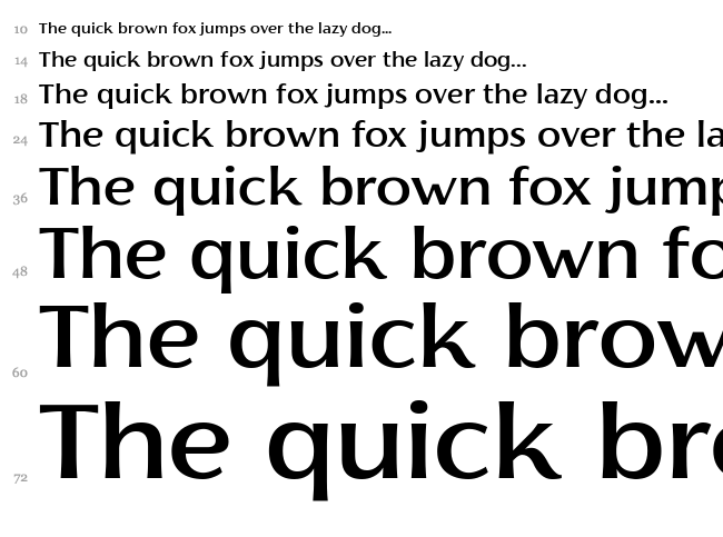 Florentia font waterfall