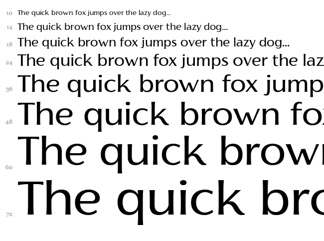 Florentia font waterfall