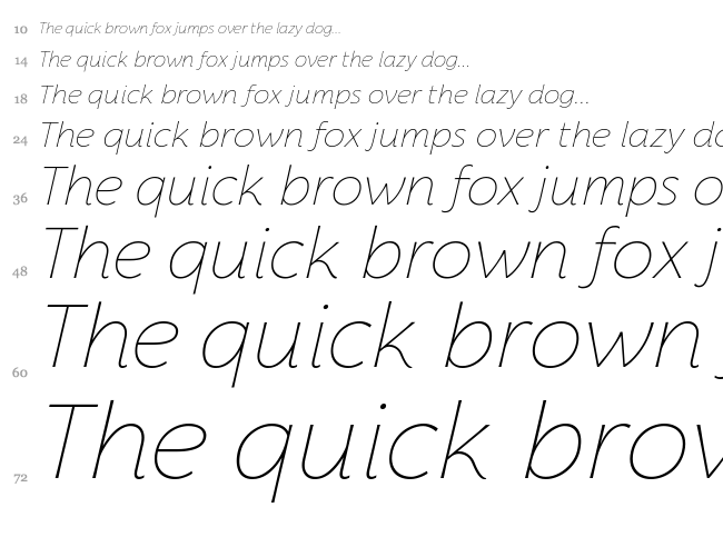 Florentia font waterfall
