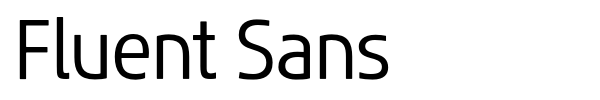Fluent Sans font
