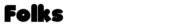 Folks font