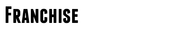Franchise font