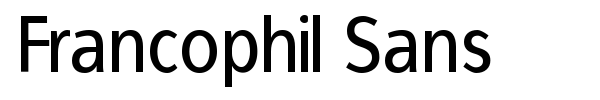 Francophil Sans font