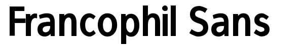 Francophil Sans font preview