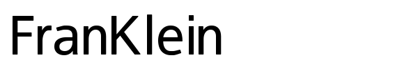 FranKlein font