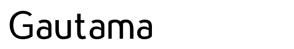 Gautama font