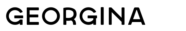 Georgina font