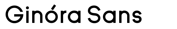 Gin?ra Sans font