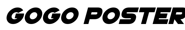 GoGo Poster Punch font