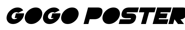 GoGo Poster Punch font preview