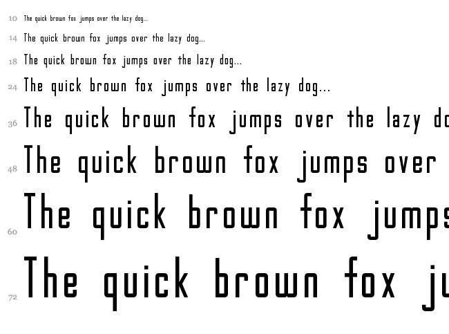 Gotham Nights font waterfall