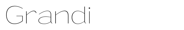 Grandi font