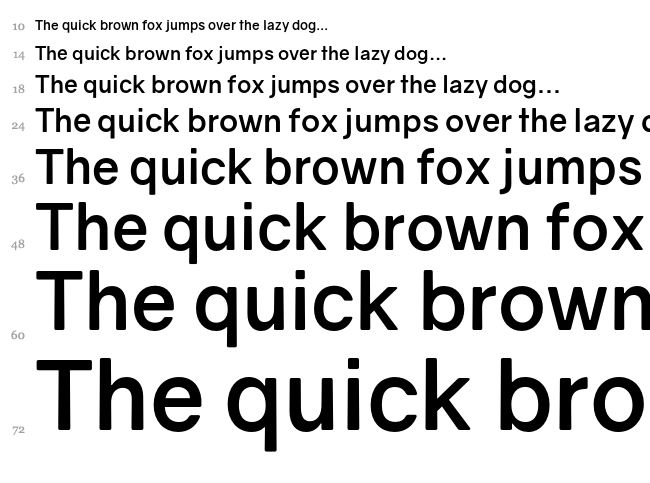 Gravity font waterfall