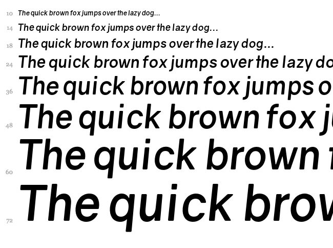 Gravity font waterfall
