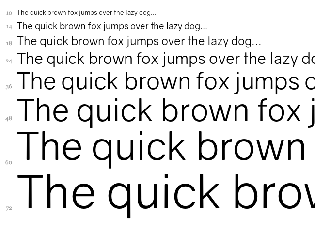 Gravity font waterfall