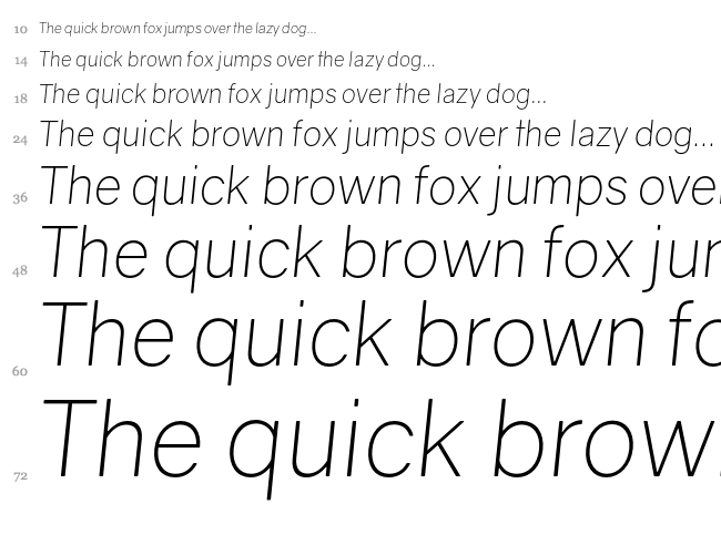 Gravity font waterfall