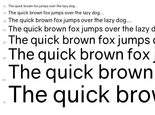Gravity font waterfall