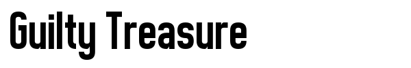 Guilty Treasure font