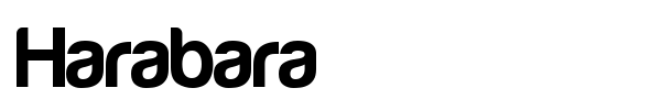 Harabara font