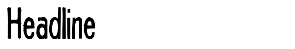 Headline font