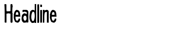 Headline font