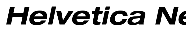 Helvetica Neue font preview