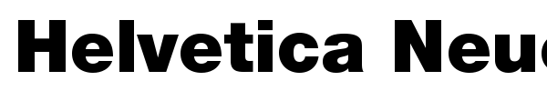 Helvetica Neue font preview