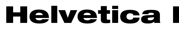 Helvetica Neue font preview