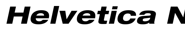 Helvetica Neue font preview