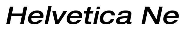 Helvetica Neue font preview