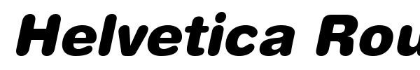 Helvetica Rounded font