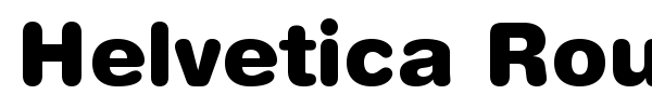 Helvetica Rounded font preview