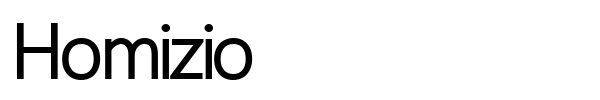 Homizio font preview