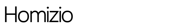 Homizio font preview
