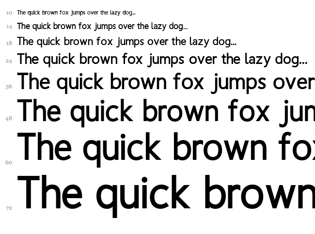 Homizio font waterfall