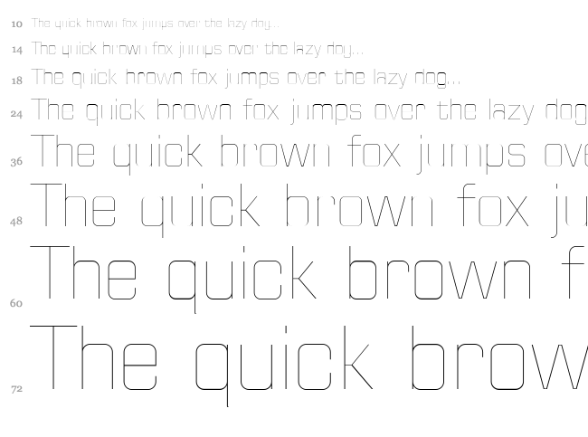 Huntkey font waterfall